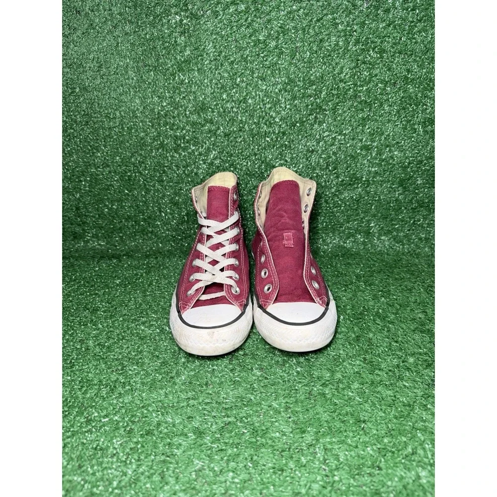 Converse Shoes Women Size 6 Chuck Taylor All Star High Top Red White Sneakers